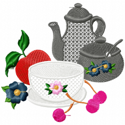 Kitchen And Tools Equipment Embroidery Design 12